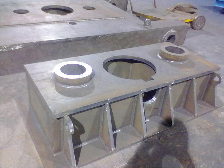 Metal frame (Machinery equipment baseplate)