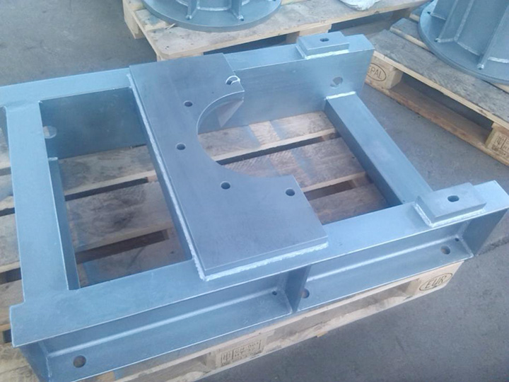 Metal frame (Machinery equipment baseplate)